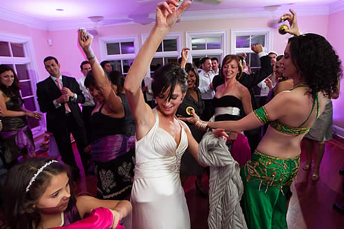 [Bonita and guests dancing at a Lebanese Wedding]